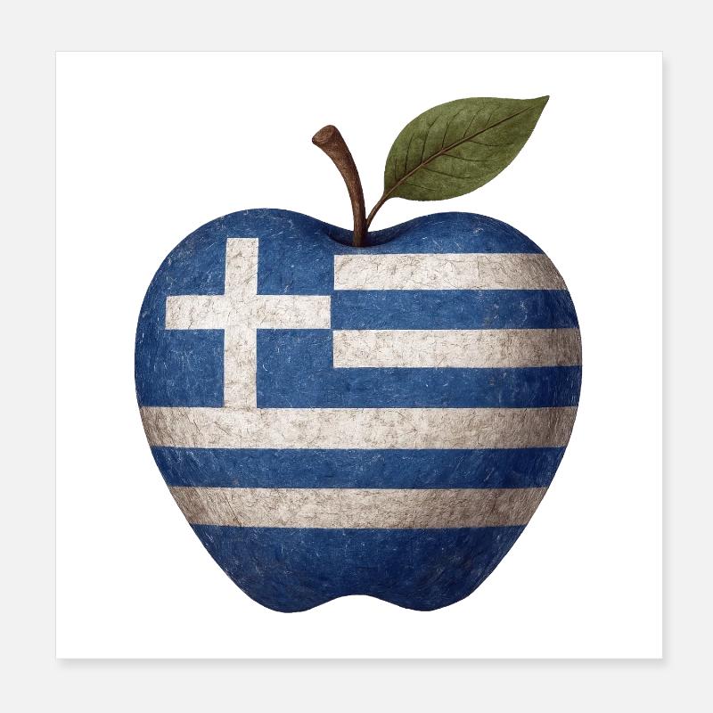 Grèce Poster 20 x 20 cm