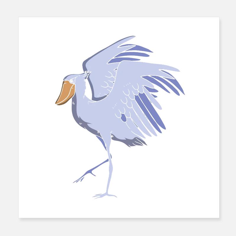 Bec-bec Poster 20 x 20 cm