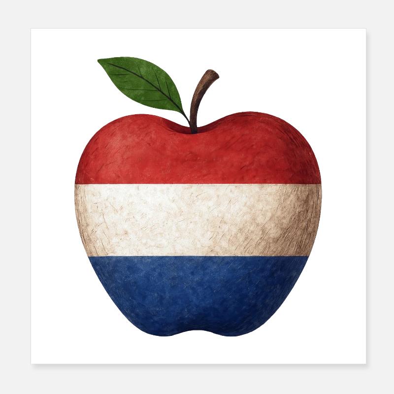 Netherlands Holland Poster 8" x 8" (20x20 cm)