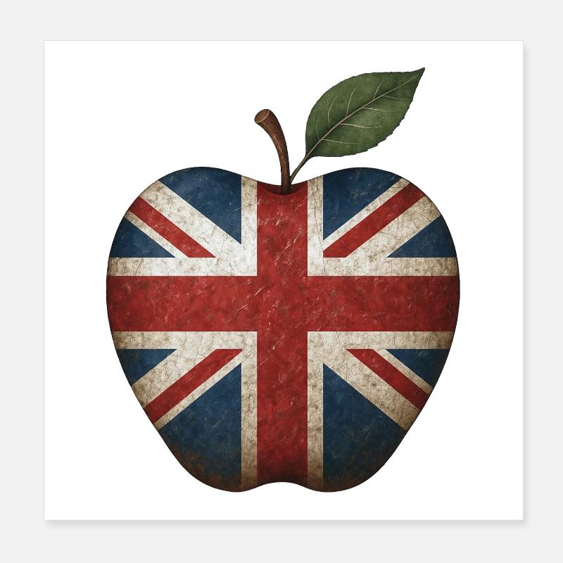 Grande-Bretagne : Angleterre Poster 20 x 20 cm