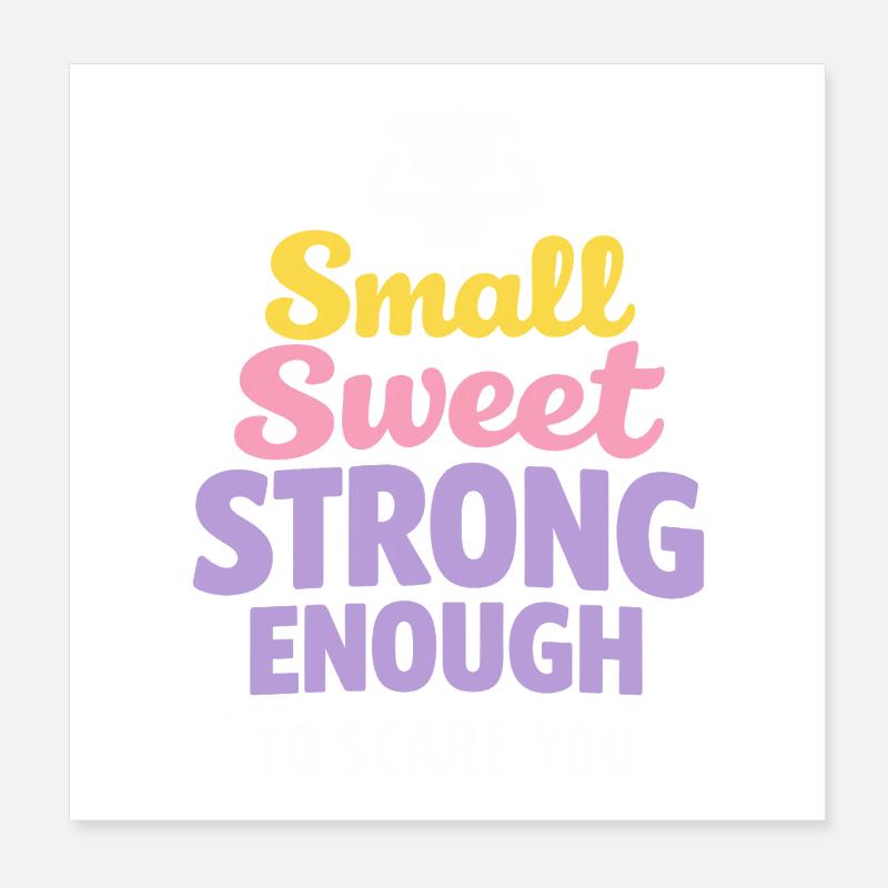 Anime Starkes Mädchen, Das Die Kraft Im Poster 20x20 cm