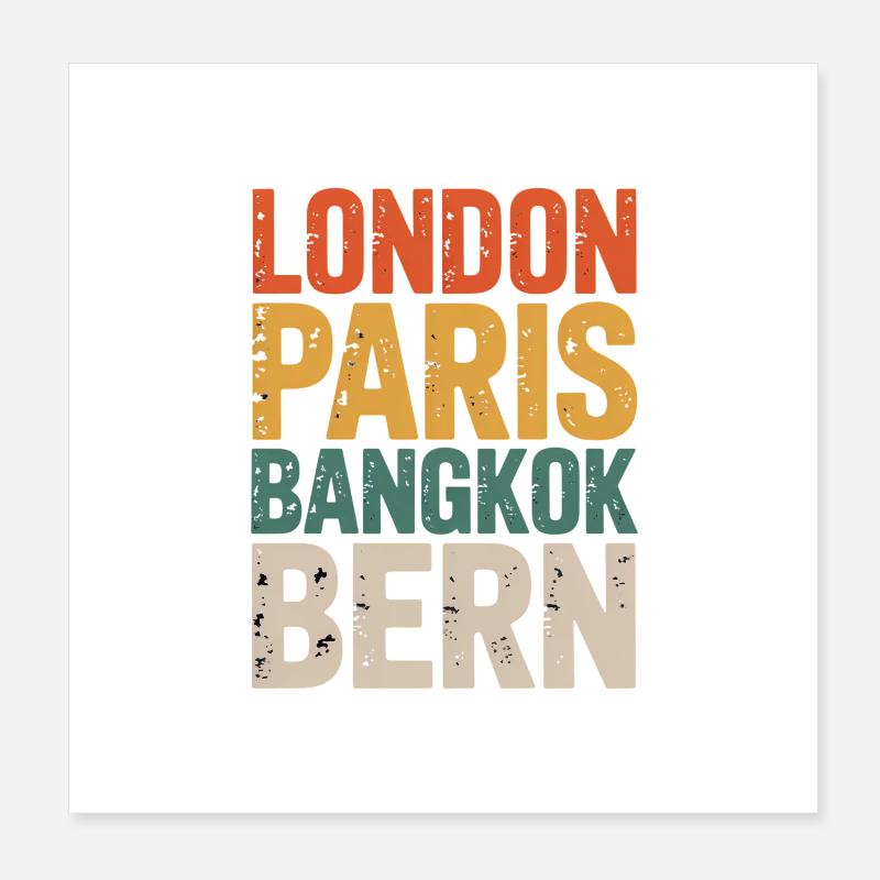 Bern  Poster 20x20 cm