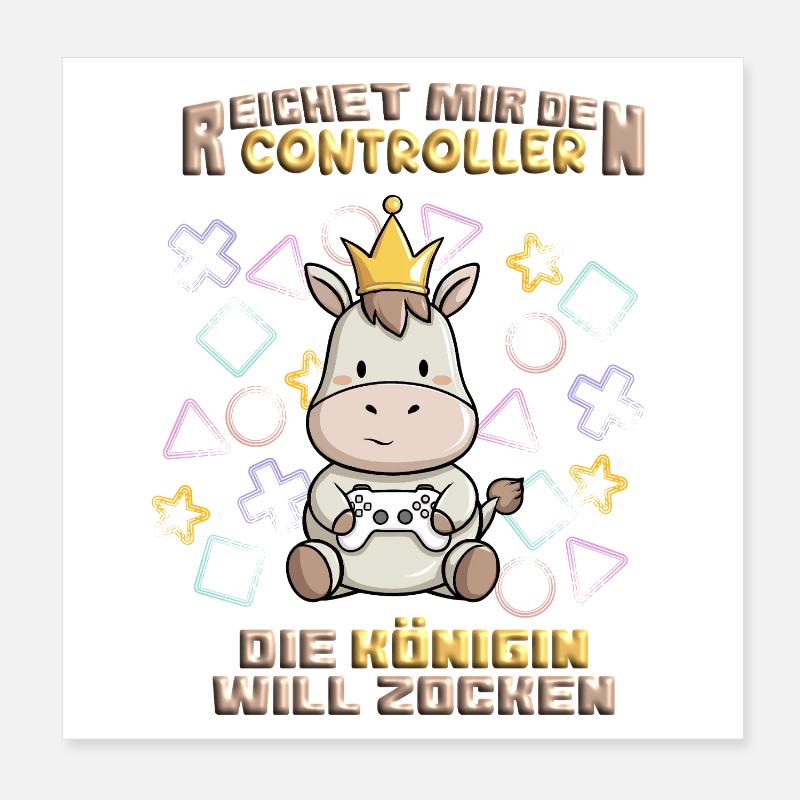 Conception de jeux avec le jeu d’âne Poster 20 x 20 cm