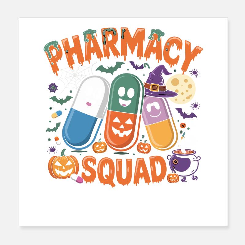Brigade Pharma Halloween Poster 20 x 20 cm
