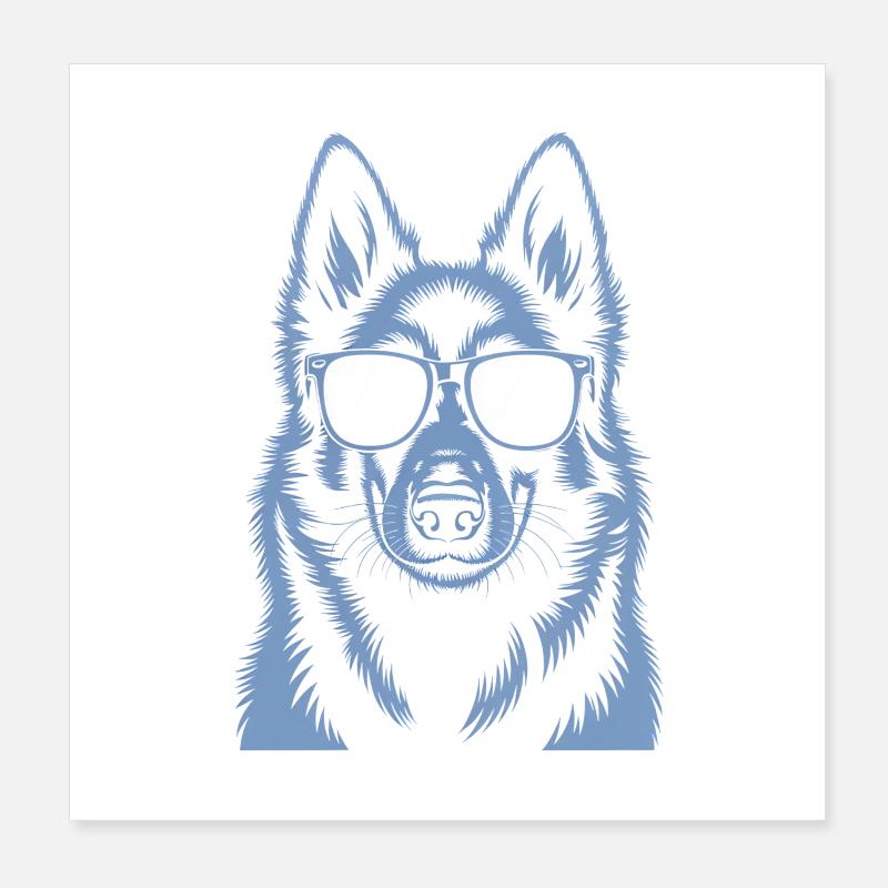 Berger Belge Poster 20 x 20 cm