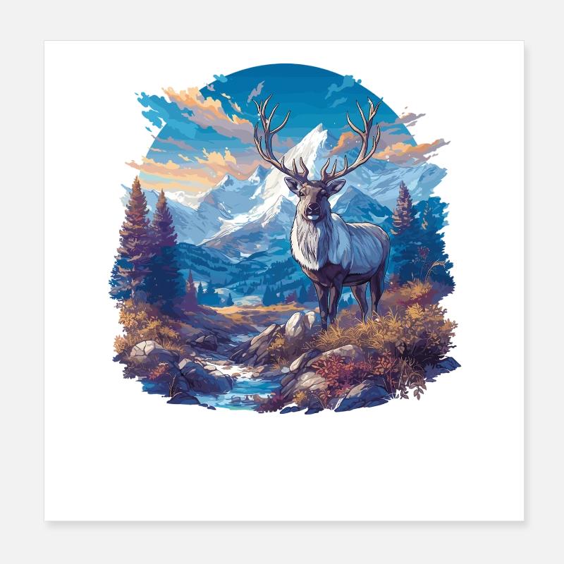 Renne Renne Poster 20 x 20 cm