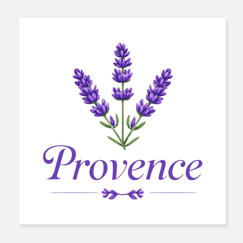 provence_lavance Poster 20 x 20 cm