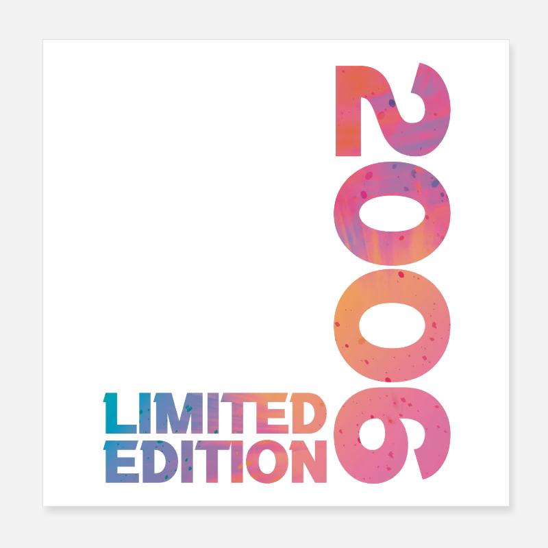 2006 20th Anniversary Birthday Gift Poster 8" x 8" (20x20 cm)