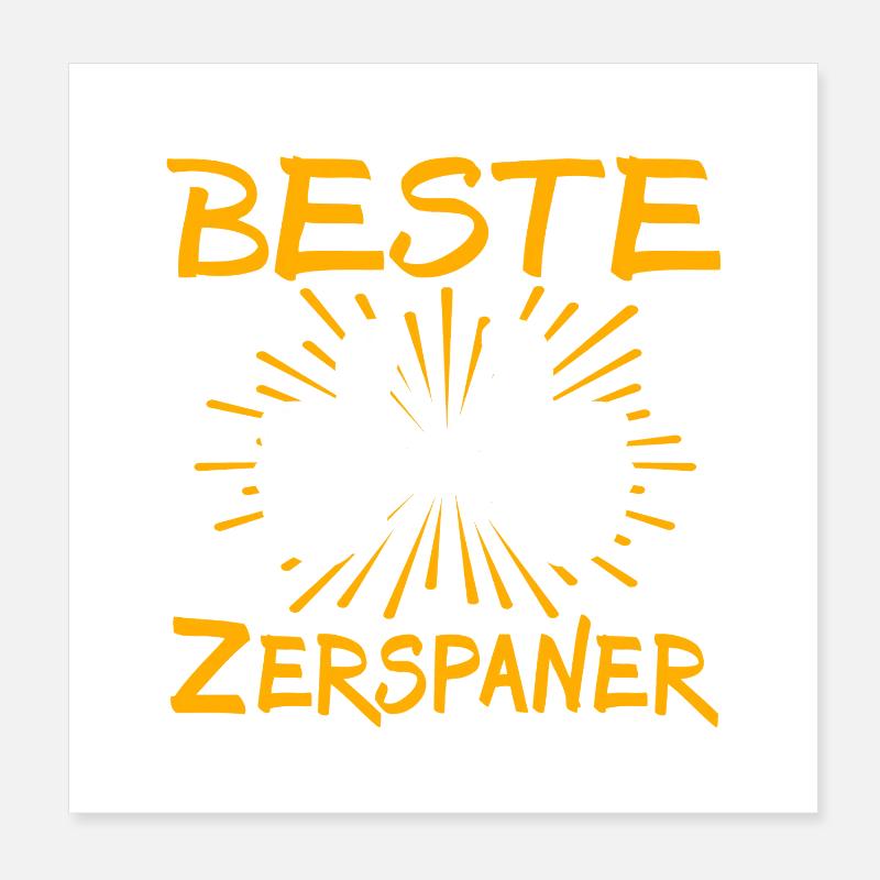 Flaker Gift Idea Poster 8" x 8" (20x20 cm)