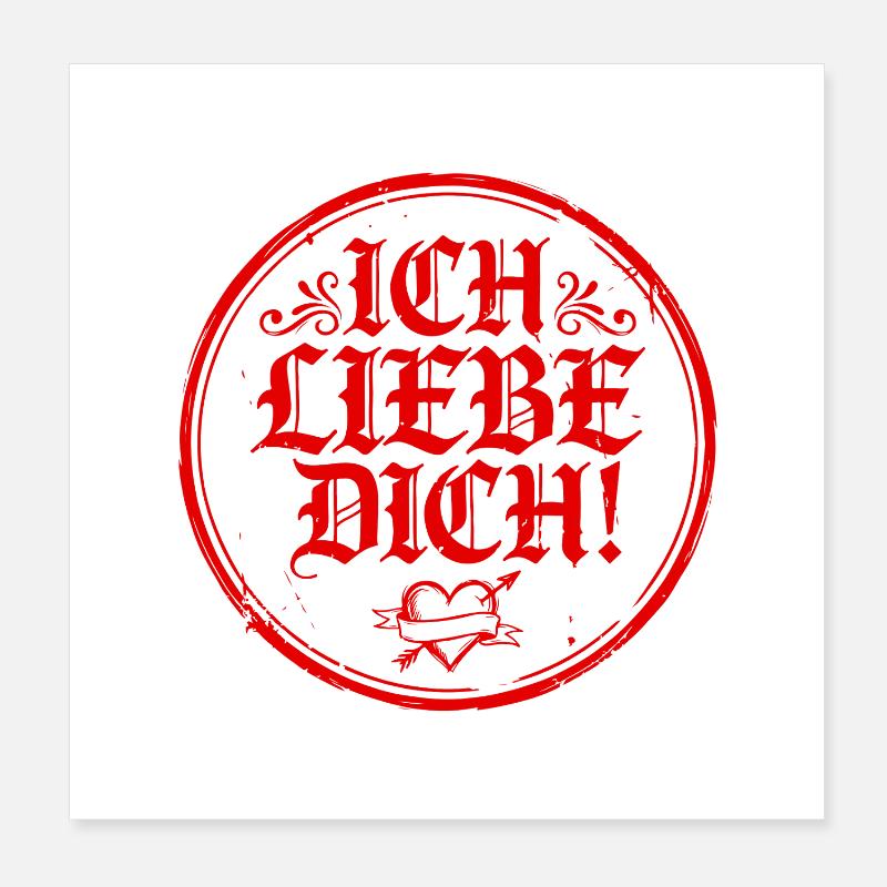 J’adore que tu dises Poster 20 x 20 cm