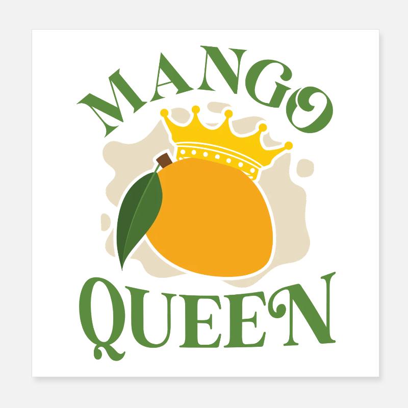 Mango Queen Poster 20x20 cm