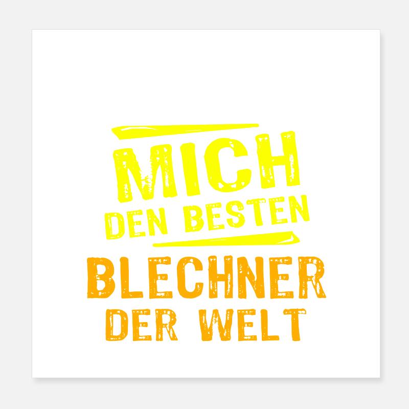 Blechner Gift Poster 8" x 8" (20x20 cm)