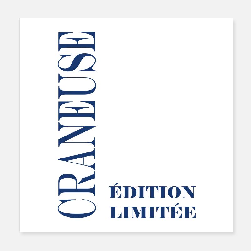 Crane Poster 8" x 8" (20x20 cm)