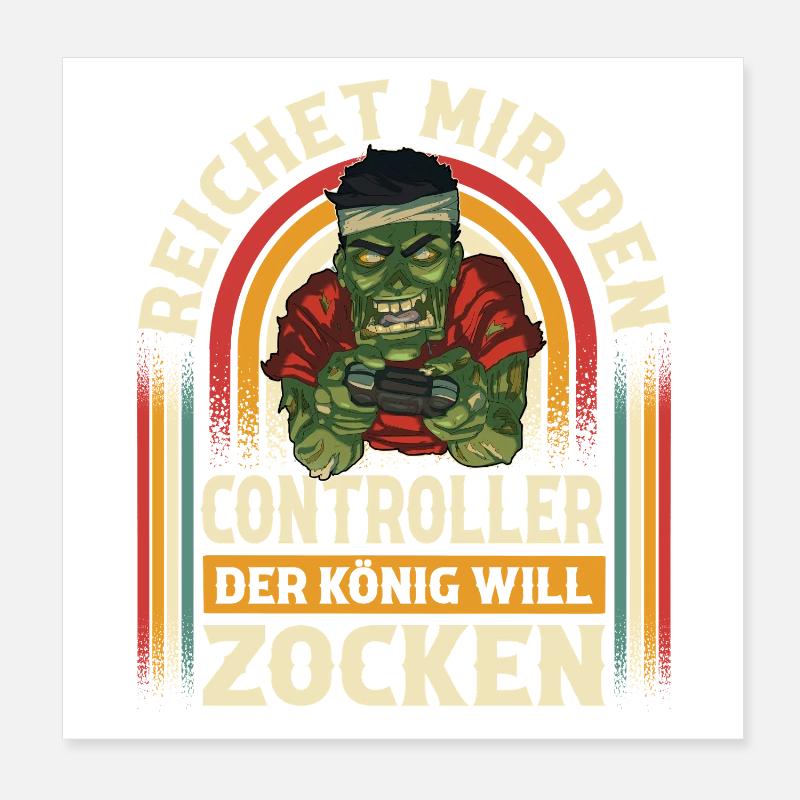 Gaming Poster 20x20 cm