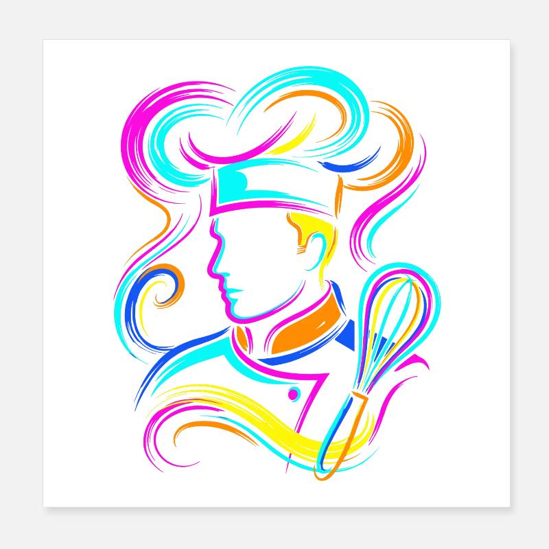 Boulanger Poster 20 x 20 cm