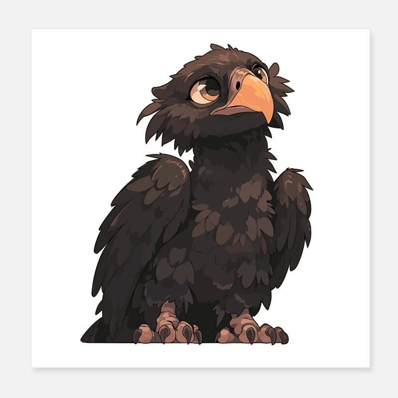 Vautour Poster 20 x 20 cm