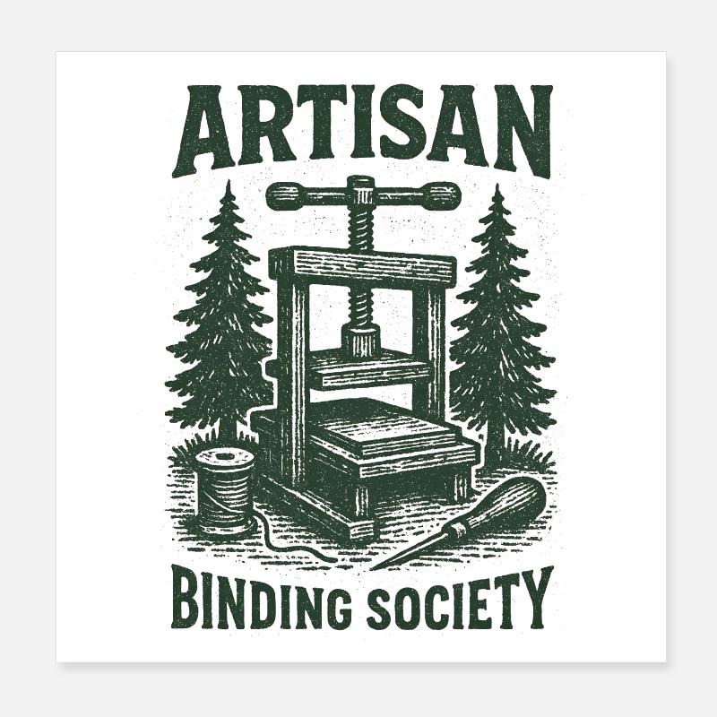 Société d’Artisans de Reliure | Reliure Poster 20 x 20 cm