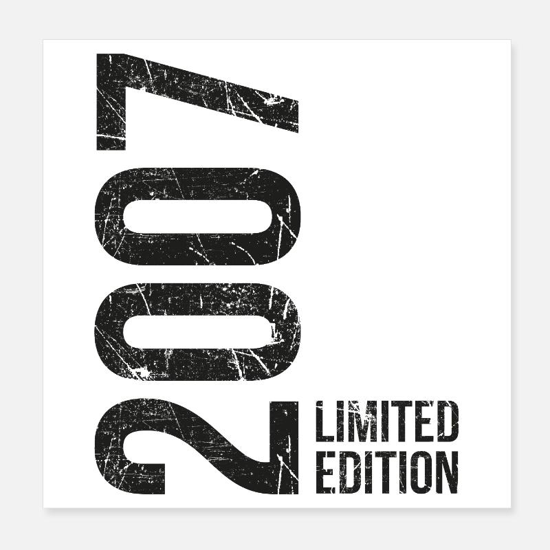 Édition limitée 2007 – 19e anniversaire Poster 20 x 20 cm