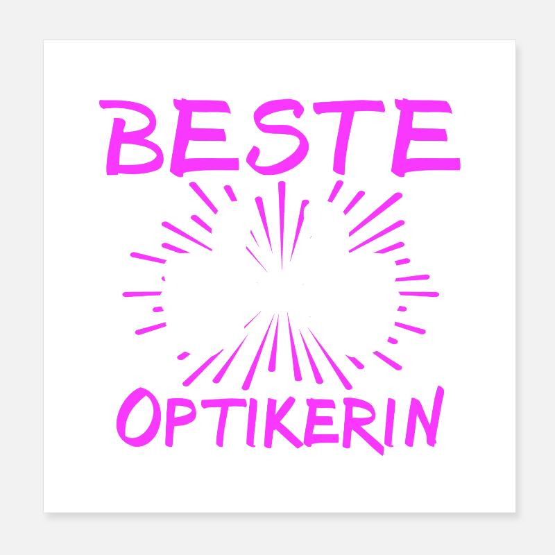 Dictons de l’opticien Poster 20 x 20 cm