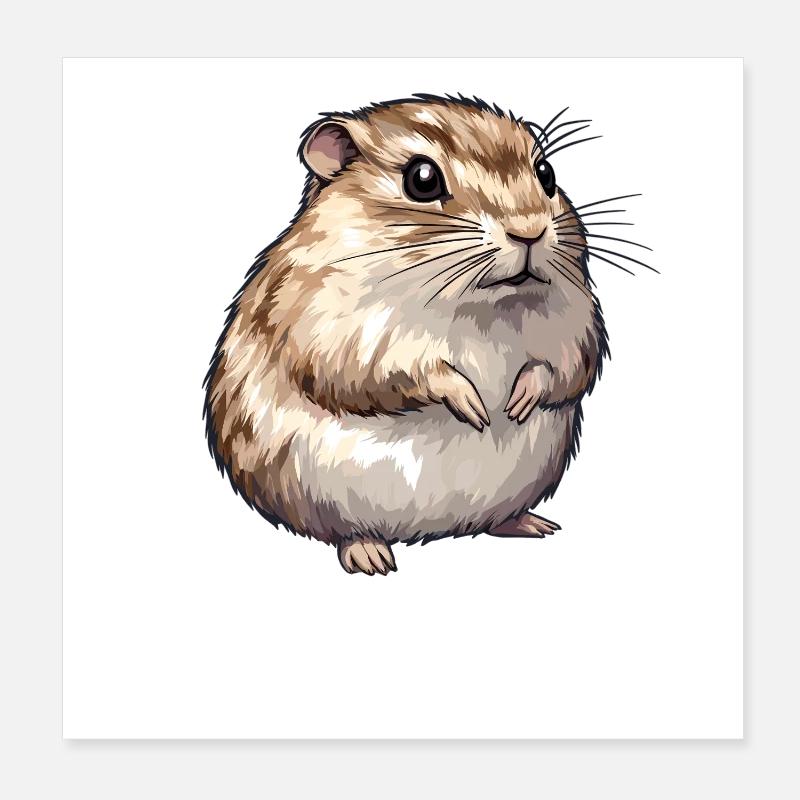 Lemmings Lemming Poster 20 x 20 cm