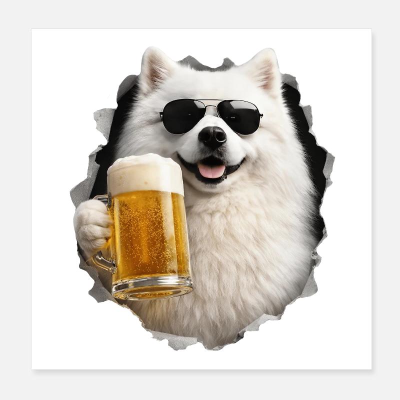 Bière Spitz japonaise Poster 20 x 20 cm