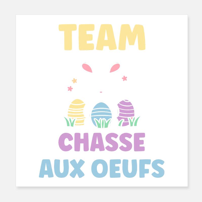 egg hunt Poster 8" x 8" (20x20 cm)