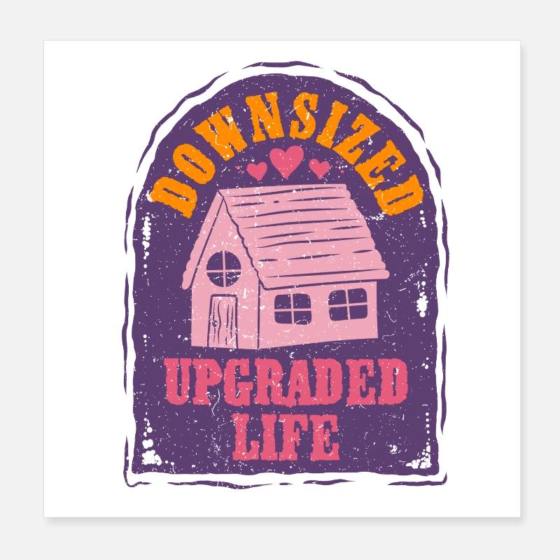 Tiny House Poster 20 x 20 cm