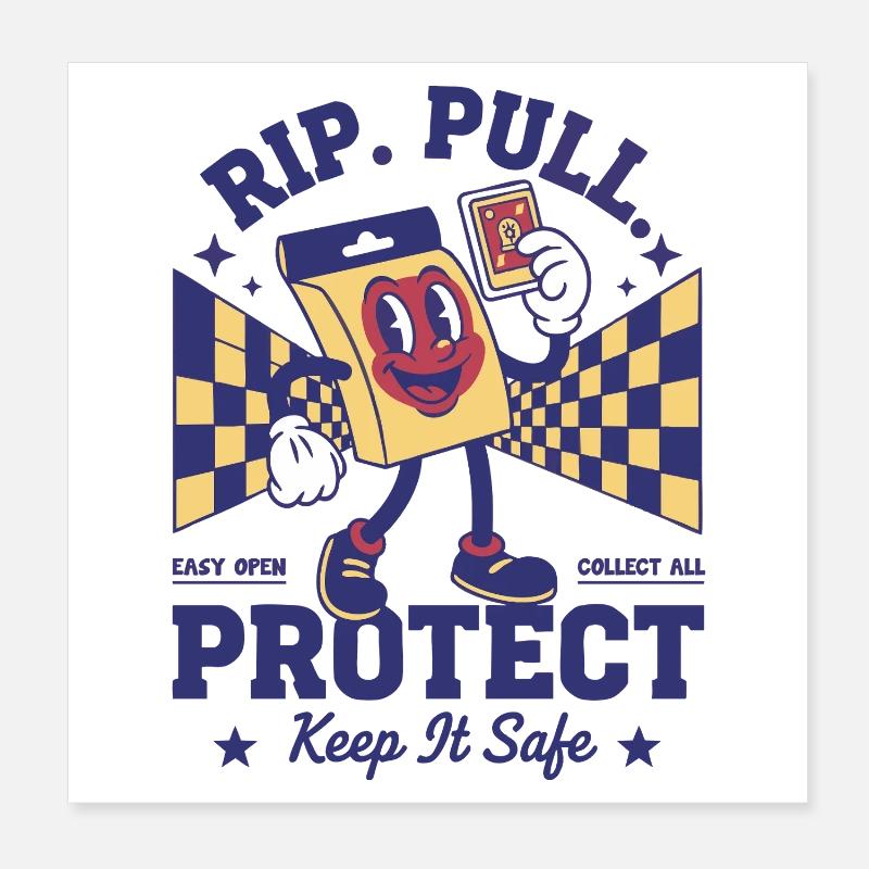 Carte à collectionner RIP PULL PROTECT Keep It Safe Poster 20 x 20 cm