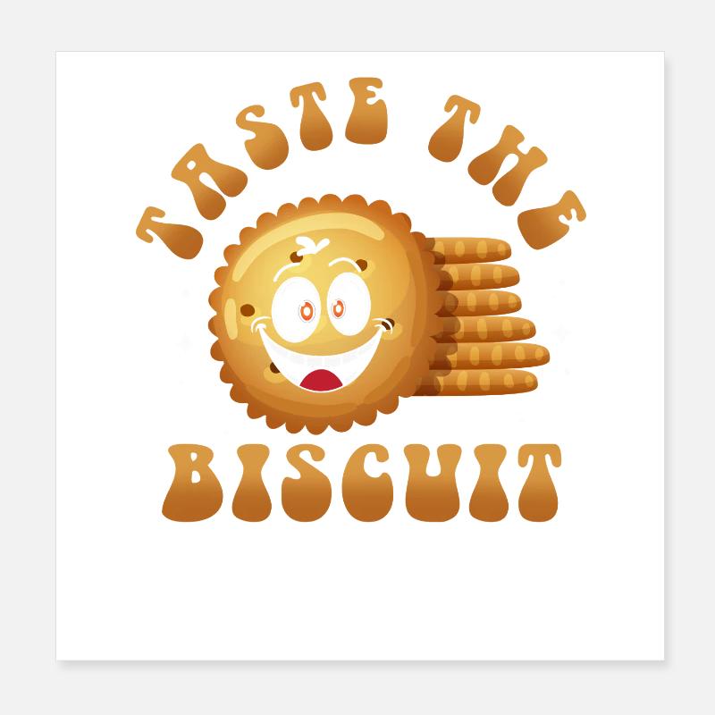 Behandle den Biscuit Cartoon Cookie Poster 20x20 cm