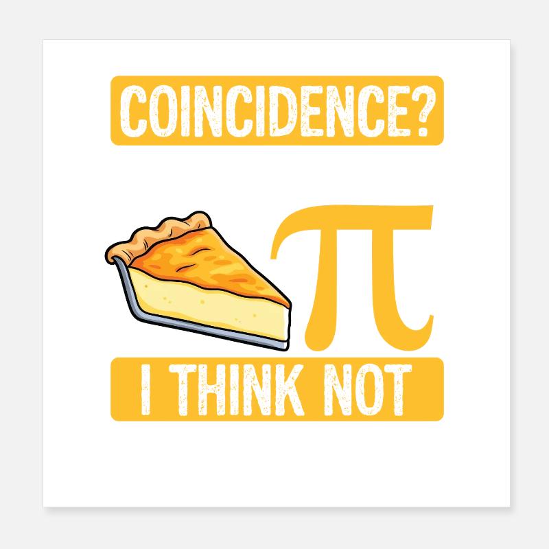 Confiance au Jour Pi Poster 20 x 20 cm