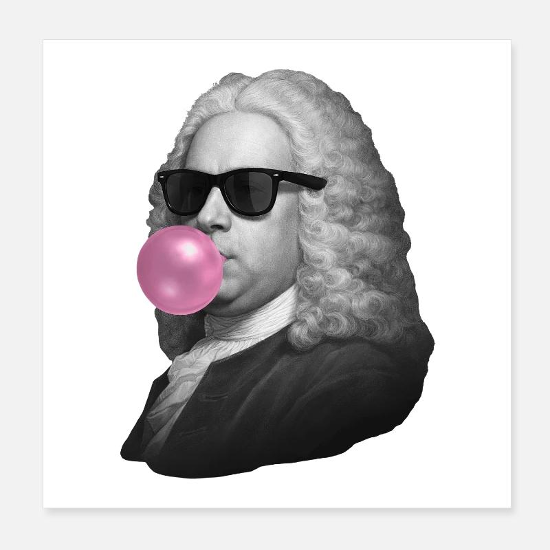 Baroque Bubble Pop Poster 20 x 20 cm