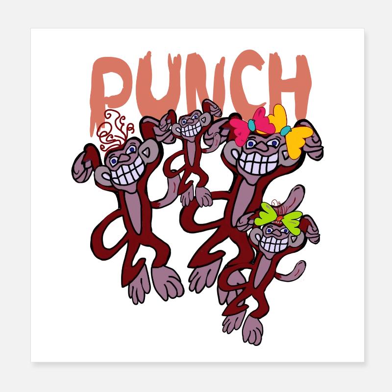 Punch Poster 20x20 cm