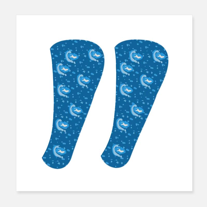 Quotation marks Poster 8" x 8" (20x20 cm)