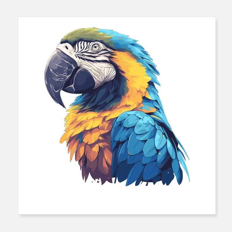 L’ère de l’ara Poster 20 x 20 cm