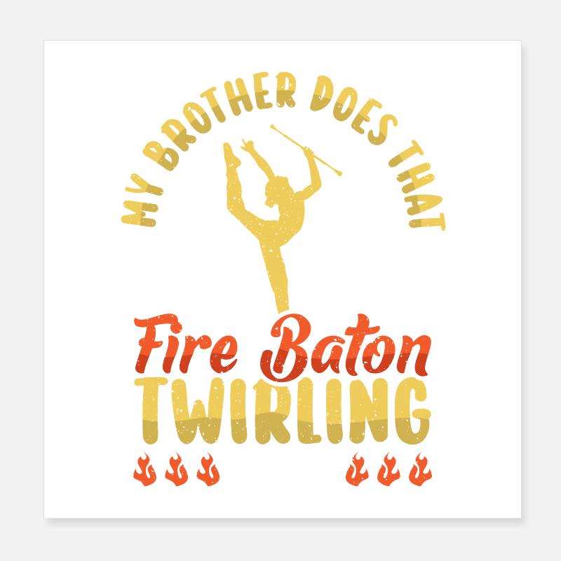 Danseuse de l’école de danse Vortex Dance Poster 20 x 20 cm