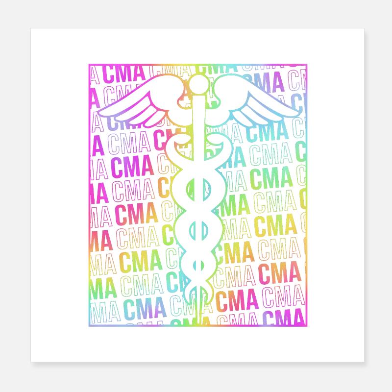 Medical Assistant MFA Poster 8" x 8" (20x20 cm)
