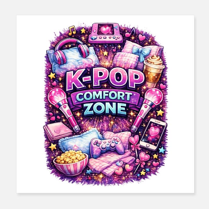 Zone de confort de K Pop Poster 20 x 20 cm