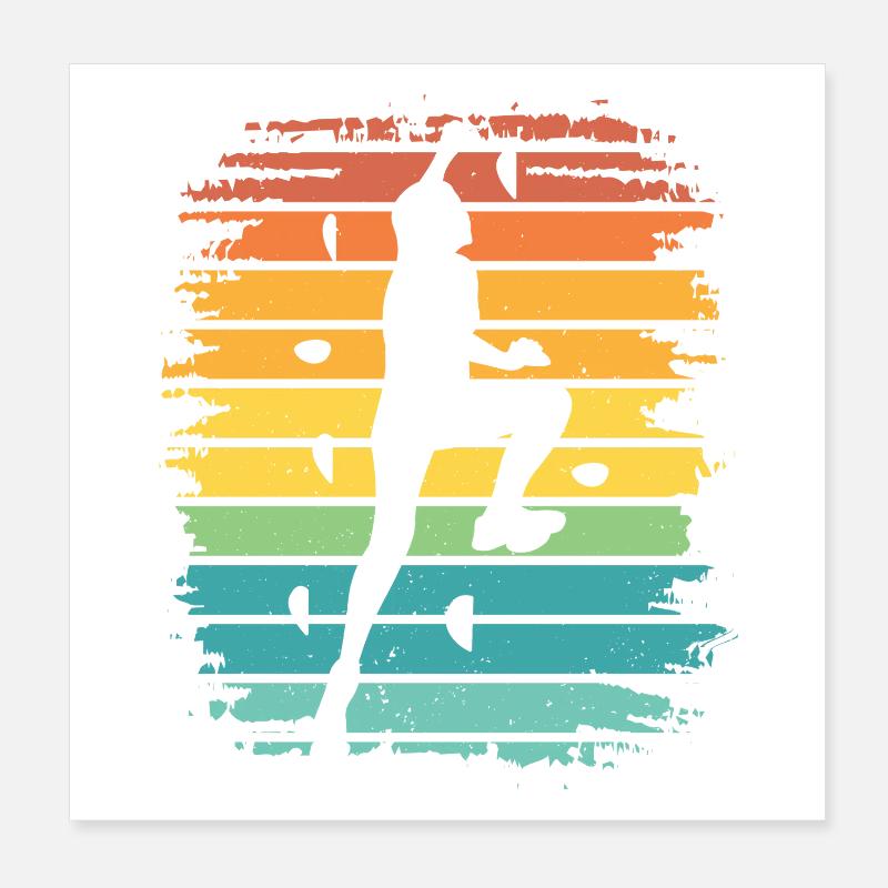 Bloc de bloc de Boulderer Poster 20 x 20 cm