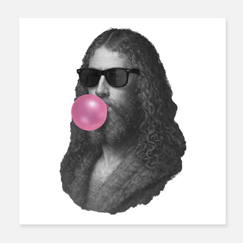 Albrecht Dürer Chewing Gum Poster 8" x 8" (20x20 cm)
