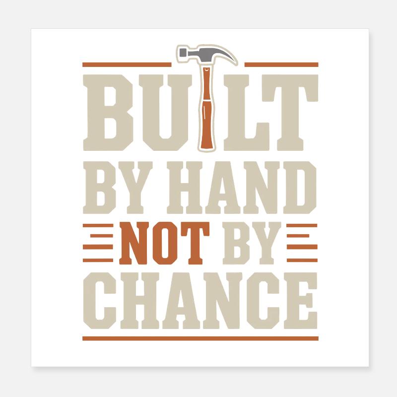 Blue Collar Lifestyle Blue Collar Pride Working Poster 20x20 cm