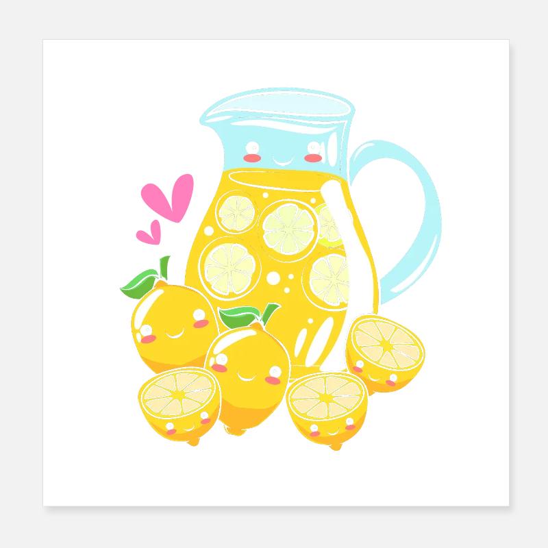 Lemonade Stand Lemonade Limo Poster 8" x 8" (20x20 cm)