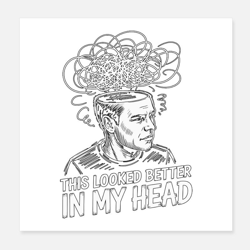 Designer d’impression : cela rendait mieux en design imprimé Poster 20 x 20 cm