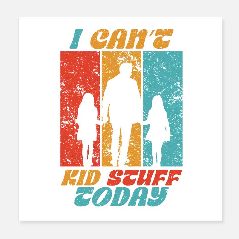 Single Dad Single Dad Poster 8" x 8" (20x20 cm)
