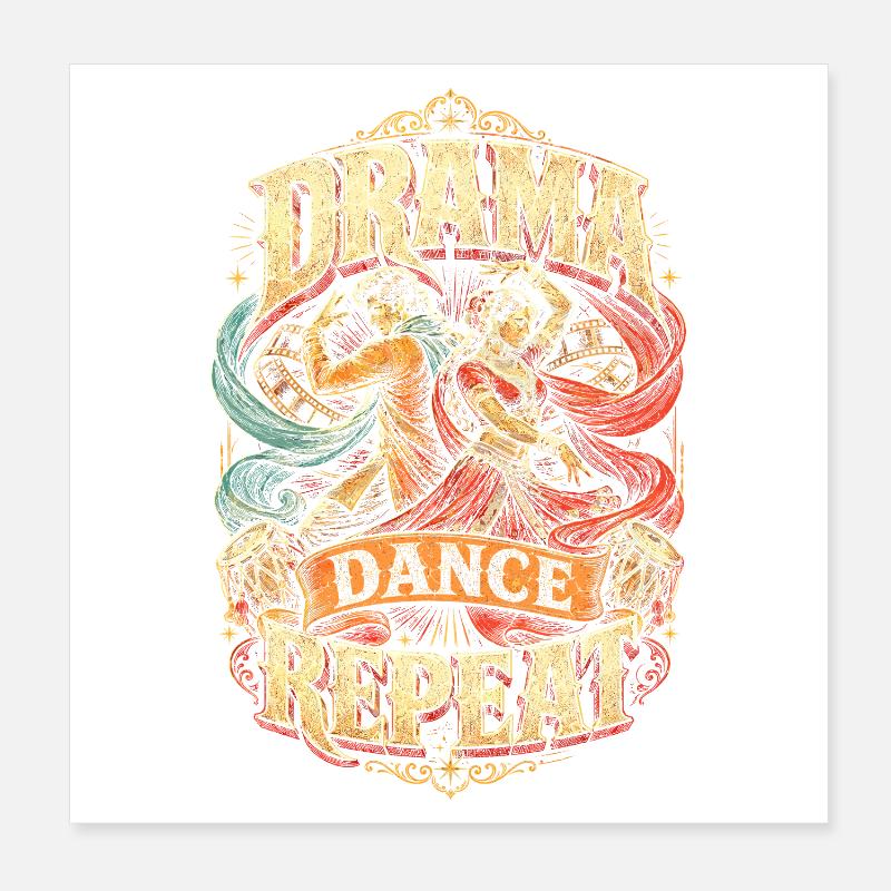Bollywood Poster 20 x 20 cm