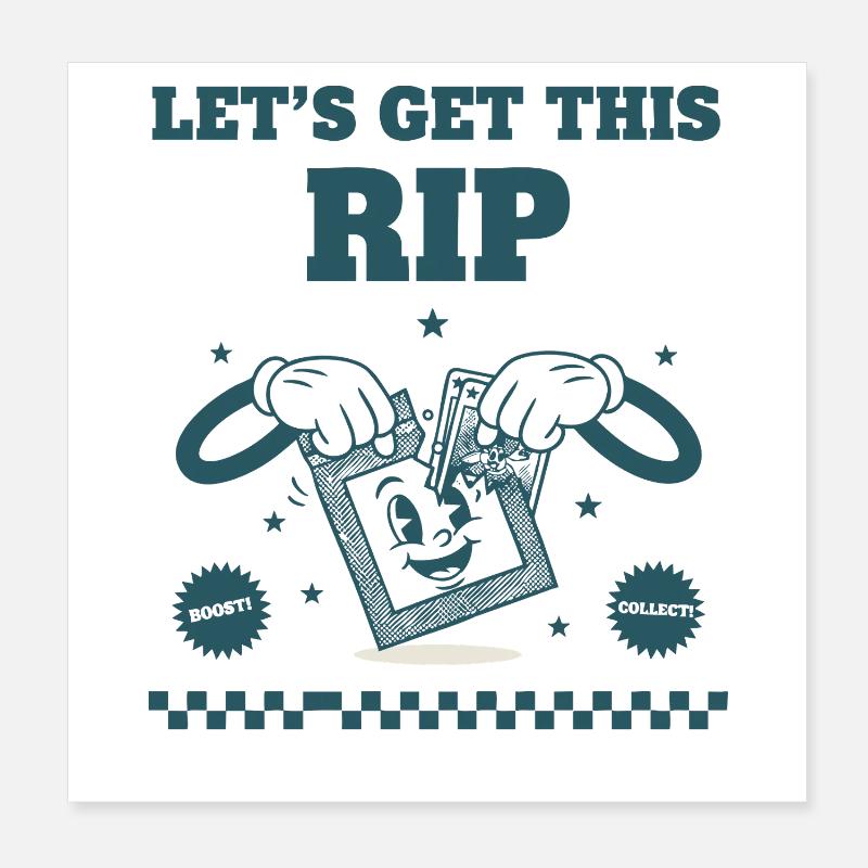 Procurons-nous ce pack de cartes à collectionner Rip Poster 20 x 20 cm