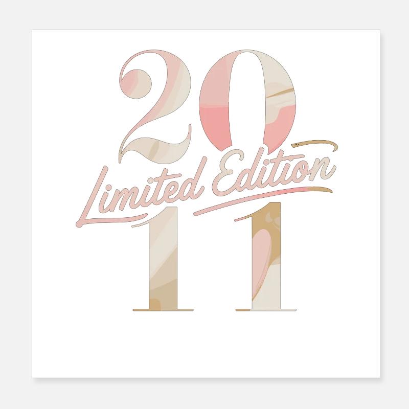 Anniversaire en édition limitée 2011 Poster 20 x 20 cm