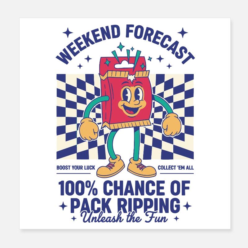 Prévisions du week-end : 100 % de chances de s’écraser Poster 20 x 20 cm