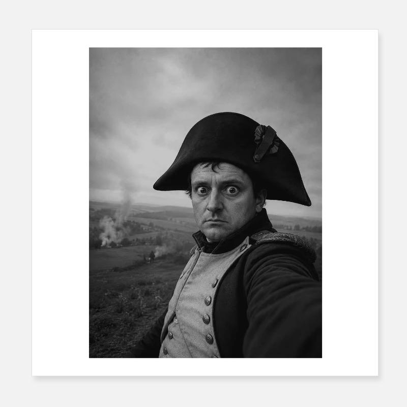 Selfie Napoléon Poster 20 x 20 cm