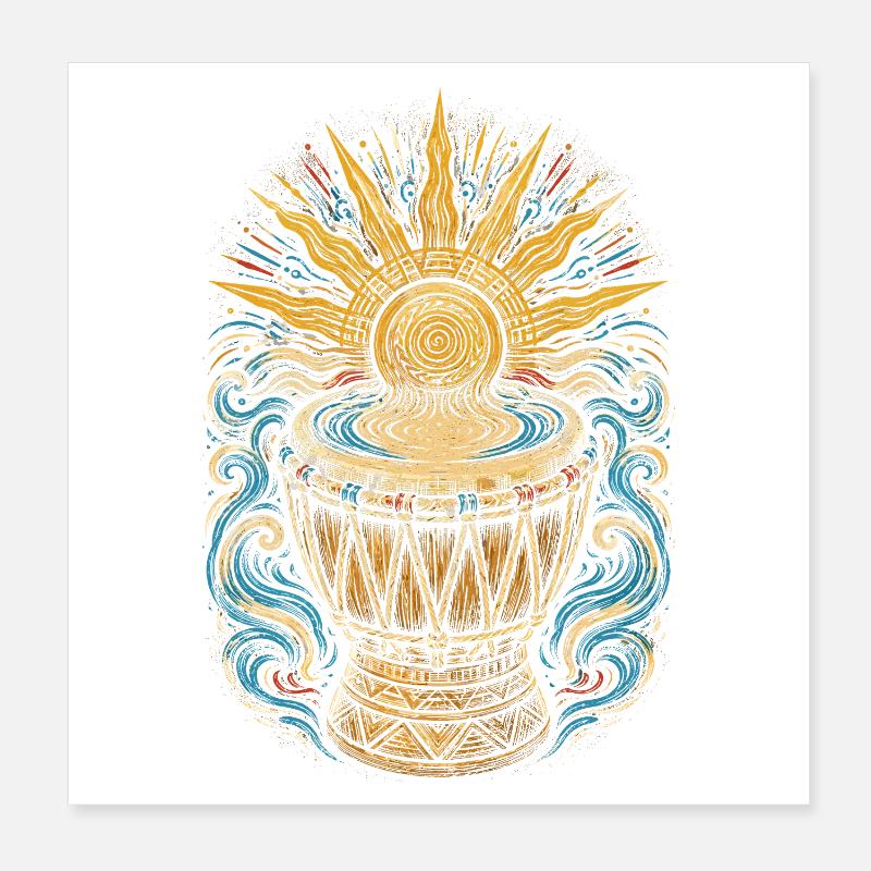 Belize Belizean Root Poster 8" x 8" (20x20 cm)