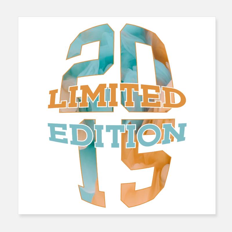 ÉDITION LIMITÉE 2015 11 ANS 11E ANNIVERSAIRE Poster 20 x 20 cm